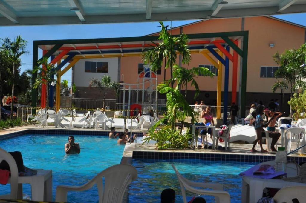 diRoma Internacional Resort - 1 dia no Acqua park, splash e smile - com roupa de cama e banho Caldas Novas Exterior foto
